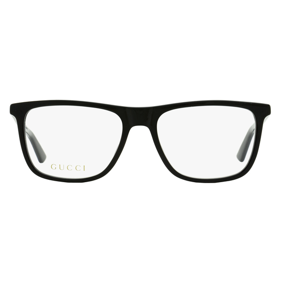 Gucci Classic Rectangular Eyeglasses GG0691O 001 Black/Ruthenium 54mm - Picture 2 of 2